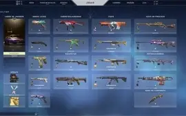 CONTA VALORANT OURO 1- TOP - R$500,00 GASTO + PASSES LvL 335