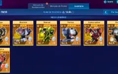 Mech Arena conta de 3k hangar e 10k de inventário