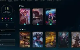Conta League of Legends Full Acesso - 63 Champs e 18 Skins
