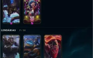 Conta de LOL 42 skins