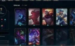 Conta de LOL 42 skins