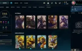 Vendo Conta Mestre+200 Pdl,  246 Skins!