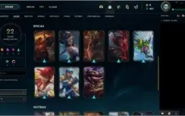 Platina 4 skin prestigio e 4 lendárias