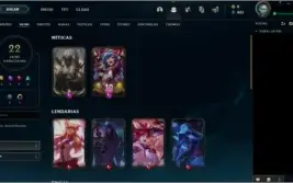 Platina 4 skin prestigio e 4 lendárias