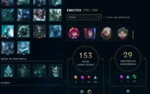 ContaRIOT, todosHeróis,153Skins,3783RP,85364EA,cápsula prime