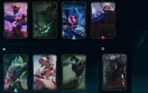 ContaRIOT, todosHeróis,153Skins,3783RP,85364EA,cápsula prime