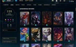 Conta Full Champs NVL 436, VALORANT RADIANT EP 4 + skins