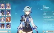 Eula + Baal + Ayaka + mona + arco de amos