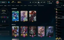 Conta LOL MMR Mestre , D2 desde de 2013 sem Ban