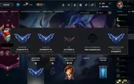 Conta LOL MMR Mestre , D2 desde de 2013 sem Ban