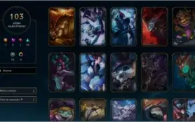 Conta Lol Platina 3 103 skins rzye triunfante