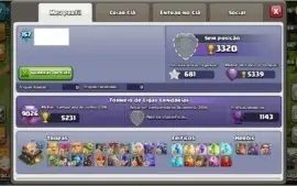 Conta Lendária Clash Of Clans. Cv11! 1.143 Troféus Lendários