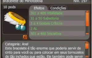 Bracelete do minotobola (spiritia)