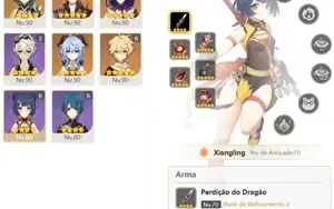 CONTA GENSHIN AR56 ⭐SHOGUN LUZ DO CORTADOR, XIAO DE JADE⭐E+