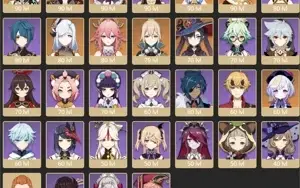 CONTA GENSHIN AR56 ⭐SHOGUN LUZ DO CORTADOR, XIAO DE JADE⭐E+