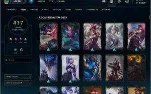 Conta League of legends
