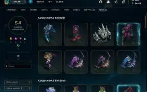 Conta League of legends