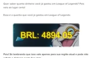 Conta League of legends