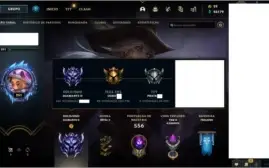 CONTA LEAGUE OF LEGENDS DIAMANTE 2 370 SKINS!