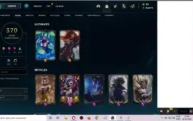 CONTA LEAGUE OF LEGENDS DIAMANTE 2 370 SKINS!