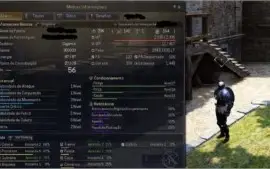 conta de BLACK DESERT SA- essencial- warrior lvl 56