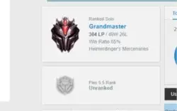 Contas GrandMaster LOL, 53 skins+ cromas, Master s7. BARATO