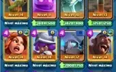CONTA CLASH ROYALE NIVEL 14 - +34 CARTAS FULL - TODOS HERÓIS
