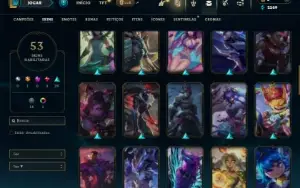 Bronze 4 com 95 Champs e 53 Skins