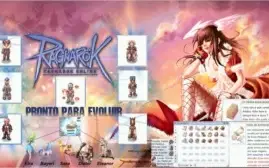 CONTA RAGNAROK COM VÁRIOS PERSONAGENS