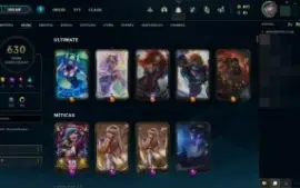 Conta League of Legends (Todos os Champs!) 5 Ultimates