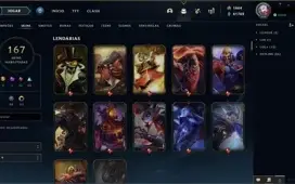 Conta - Coleção De Skins Vermelhas