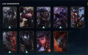 Conta - Coleção De Skins Vermelhas