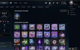 Conta - Coleção De Skins Vermelhas