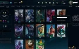 Conta LOL desde 2012 (skins também)