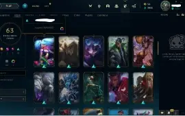 Conta LOL desde 2012 (skins também)