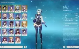 GENSHIN IMPACT: AR50 COM 6 PERSONAGEM 5 ESTRELAS
