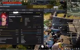 Conta black desert nl 60 inventario cheio de itens