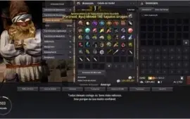 Conta black desert nl 60 inventario cheio de itens