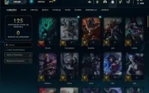 Conta Unranked com 80 Champs e 37 Skins + Kayle Juiza (rara)