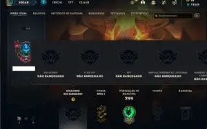 Conta Unranked com 71 Champs e 48 Skins