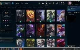 Conta Lol 96 skins e alguns RPs