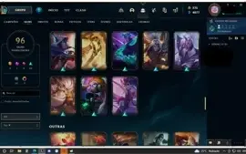 Conta Lol 96 skins e alguns RPs