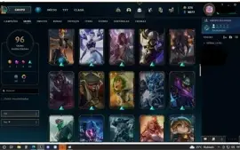 Conta Lol 96 skins e alguns RPs