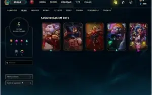 3 Contas LoL - 1 main e 2 secundárias