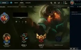 Conta league of legends barato para sair logo com 58 Camp