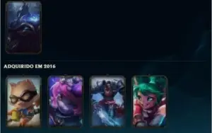 Conta league of legends barato para sair logo com 58 Camp