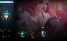 Conta LOL platina 4, mmr alto e skin ultimate