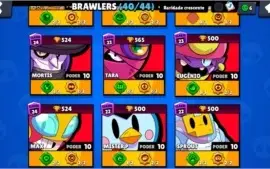 BrawlStars 35 skins 41 brawlers 71 stars e +de 50 acessórios