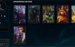 LOL PLATINA 3 - 36 Champs - 6 Skins Habilitadas