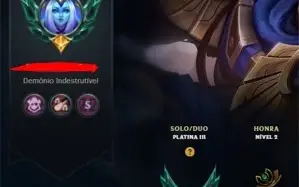 LOL PLATINA 3 - 36 Champs - 6 Skins Habilitadas